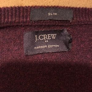 J Crew light sweater, L, slim fit, cotton